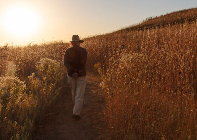 Fall in the tall grass