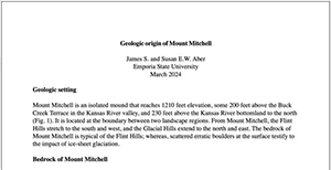 Geologic Origin of Mount Mitchell